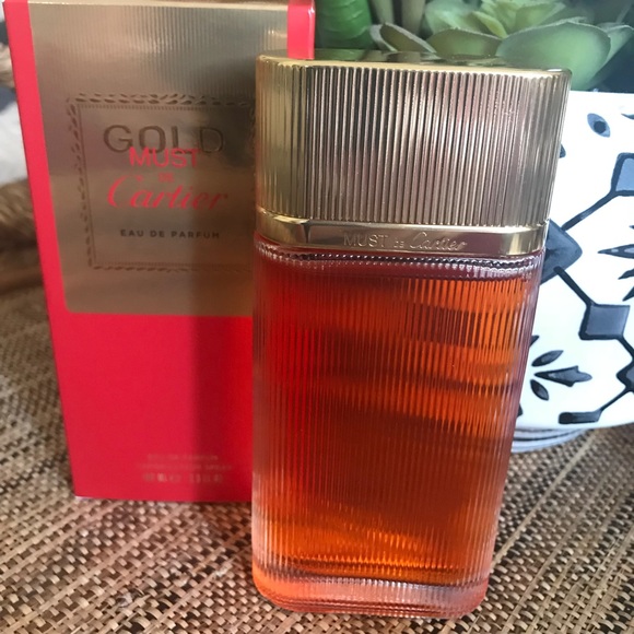 Cartier Makeup Gold Must De Eau De Parfum Poshmark